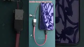 How to charge a mobile with 9 volt battery.#technology #electronicslover#shorts