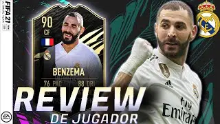 &iexcl;&iquest;MEJOR JUGADOR DE LA SEMANA?! 90 INFORM KARIM BENZEMA REVIEW DE JUGADOR!! FIFA 21 ULTIMATE TEAM