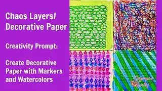 Chaos Layers Decorative Paper - Masterpiece Society Creativity Prompts for June