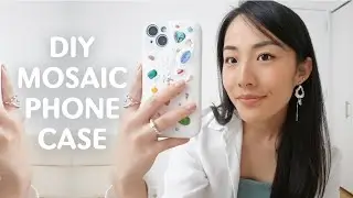 How to Make a Mosaic Phone Case 🐚 mermaidcore diy