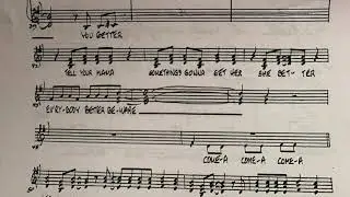 Holy Cross Little Shop of Horrors Prologue - Harmonies Rehearsal Track