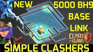 Best Bh9 base with link | bh9 5000 base copy link | builder hall 9 custom base 2020 Clash of Clans