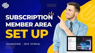 How to set up a subscription on Squarespace || Squarespace Member Areas  setup tutorial (2023 )