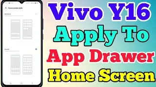 Vivo Y16 App Drawer Setting Kaise On Kare // How To App Drawer Setting On Vivo Y16