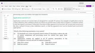 Spring 2025 Q1vi   IT standards and application controls