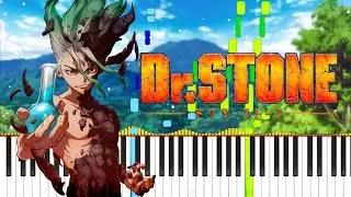 Dr. Stone opening 1 - Good Morning World! Piano Synthesia.