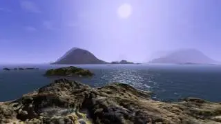 Journey along the Great Virtual River. (Procedurally generated terrain).