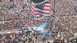 Ava Max singing the national anthem WrestleMania 41 (Night 2)