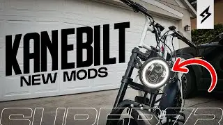 Modding My Super 73 With A PREMIUM E-Bike Accessory | (KANEBILT Halo Light Installation 2022)