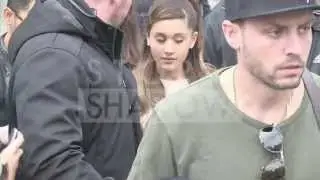 ARIANA GRANDE shops at Louis Vuitton store on Champs Elysees in Paris
