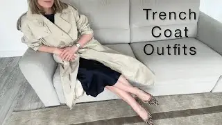 Outfits with Full Length and Cropped Trench Coats 🌸 SPRING 🌸