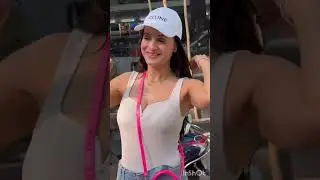 Amisha Patel hot dress Mumbai Juhu spotted  #ameeshapatel