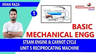 Working of Steam Engine & Carnot Cycle | Basic Mechanical Engineering RGPV B.Tech 1st Year