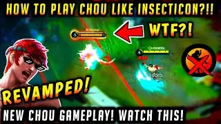 How To Use Chou Like Pro (iNSECTiON/BRAXY)!! Solo Rank Mythic | MLBB