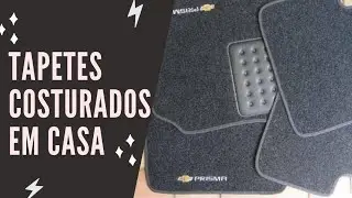 COMO FIZ OS TAPETES DO CARRO EM CASA!