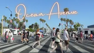 Ocean Avenue, Santa Monica Beachside Driving Tour (Santa Monica, California) [4K]