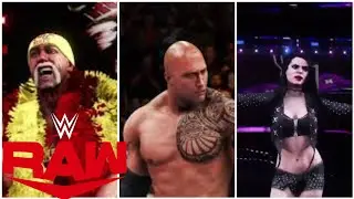 WWE RAW LEGENDS WEEK 4 January 2021 FULL SHOW WWE2K20 HD- WWE RAW 2021 COMMENT YOUR OWN MATCHES #2
