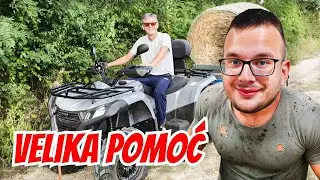 OKOLOKUĆNI POSLOVI #71 - OBAVLJAMO RAZNE SEOSKE POSLOVE KVADOM! 🚀
