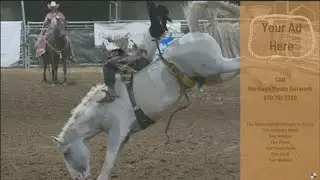 AFR 53 Bareback Highlights All Three Rounds Arkansas Rodeo Association Finals Rodeo, SloMo Bareback