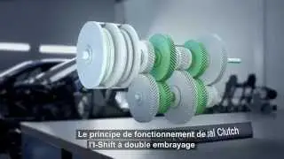 Film d'animation du fonctionnement de la bo&icirc;te de vitesses &agrave; double embrayage