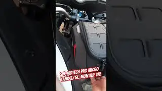 Montaje ultrarapido de bolsa de dep&oacute;sito PRO Micro de SW MOTECH 3/5l. #motovlog #swmotech #suzuki
