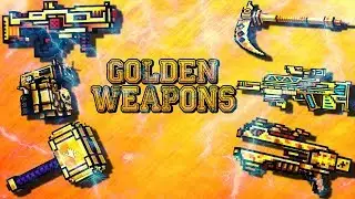 Pixel Gun 3D - Golden Weapons Gameplay