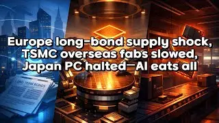 [audio] Europe long-bond supply shock, TSMC overseas fabs slowed, Japan PC halted&mdash;AI eats all