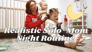 🌙 REALISTIC *SOLO MOM* NIGHT ROUTINE | Mom of Two