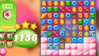 Candy Crush Jelly Saga Level 1156 (No Boosters) || 3 Stars 🌟🌟🌟
