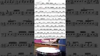 Snare Drum Solo. Cirone No.47 #snaredrumsolo #tamadrum