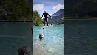 Surfing On Water. #surfing #water #stunt #viral #youtubeshorts #shorts #short