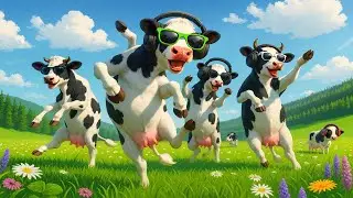 FUNNY COW DANCE 4│Cow Song & Cow Videos 2025 (Official video) | funny dancing cow | gay | गाय नाचना