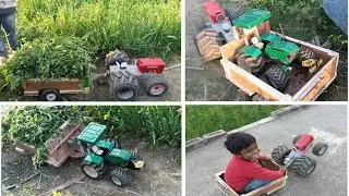 How to Make Swaraj Rc Tractor 🚜 से बच्चे को खींचा  full video 💪 full power testing 😲 