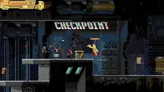 Huntdown - Bad Boy Bob Easy Any% IL Speedrun in 1m 18s 620ms