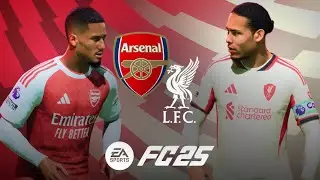 Arsenal 2-2 Liverpool | Premier League™ (FC 25 Realistic Prediction)