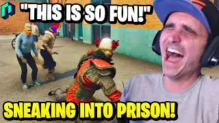Summit1g Hilariously Sneaks INTO Prison with Clown Gang! | GTA 5 NoPixel RP