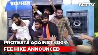Police Take Agitating Students At Allahabad University Into Custody