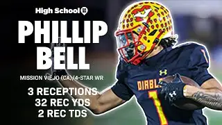 PHILLIP BELL SHOWS WHOEVER LANDS HIS COMMITMENT IS GETTING A DAWG WITH 2 SECOND HALF TDS 🏈