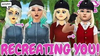 BETA RECREATING *YOUR* SSO CHARACTERS! 🐴 *Star Stable*
