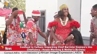 Confined to Culture : Unpacking Chief barrister Obi Ezenwa's Ozo Chieftaincy