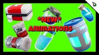 *NEW* Healing/ Shielding Animations In Fortnite Battle Royale