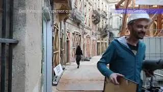 Le 21 juin 2021, deux immeubles s'effondrent rue de la Rousselle &agrave; Bordeaux.