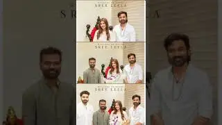 #d55 movie welcome on board by #sreeleelaa #dhanush #rajkumarperiyasamy #saiabhyankkar #wunderforflm