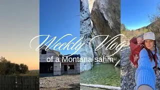 weekly vlog as a Montana sahm | hiking | house update | mommy glow up 