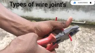 Types of electric wire jointing mallu