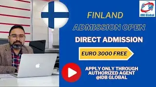 Good News Finland Admission open Finland | Direct Admission 3000 Scholarship
