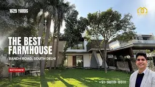 THE BEST FARMHOUSE FOR YOU IN SOUTH DELHI | STUNNING 1625 YARDS FARM WITH 5 BHK | CHATTARPUR FARMS