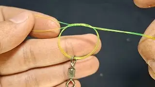 The best and easiest fishing knot to make #fishingknot #fishinghook #fishinghack