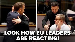 ⚡️Just LOOK how they’re welcoming Zelensky! Everyone in the hall stood up