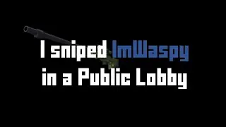 I sniped ImWaspy in Krunker.io